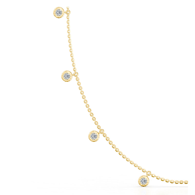 Soho Bezel Set Lab Diamond Charm Necklace image 8