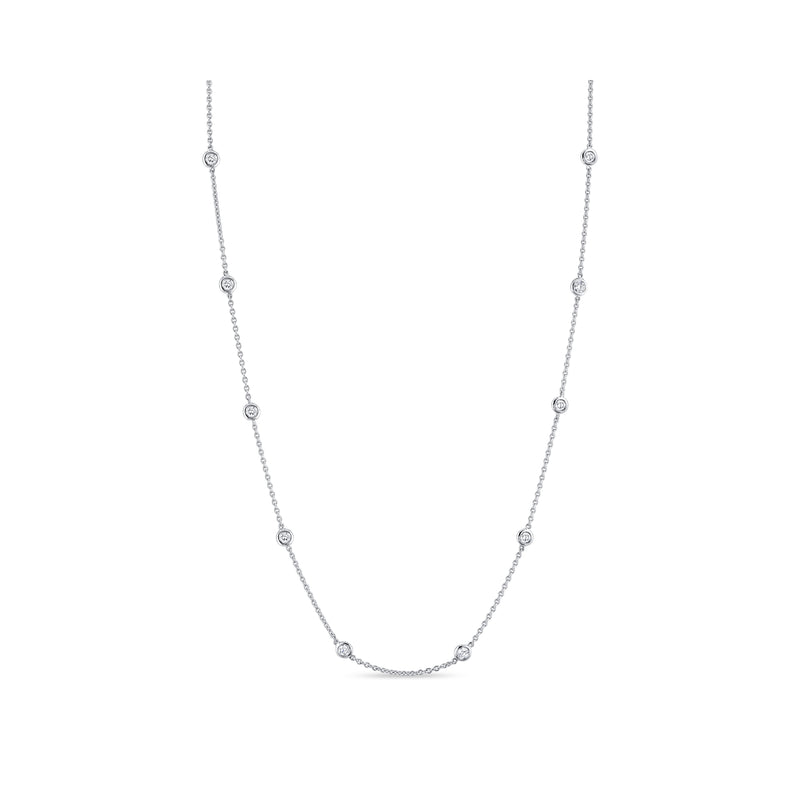 Bezel By The Yard Lab Diamond Necklace image 9