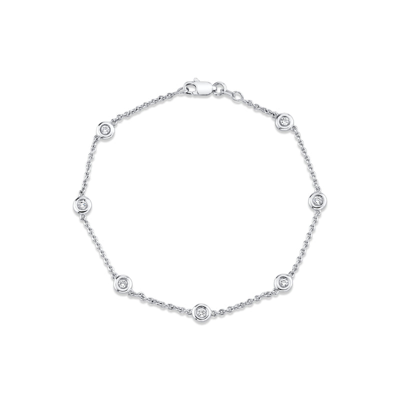 Bezel By The Yard Lab Diamond Bracelet image 1