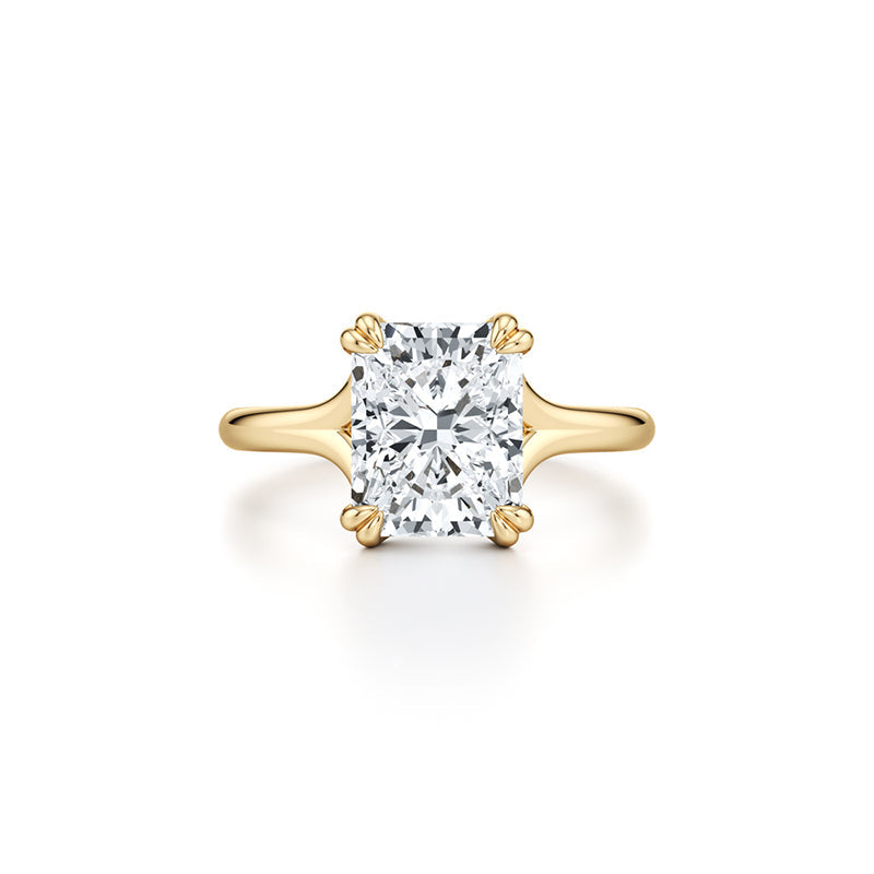 Jane Radiant Cut Solitaire Lab Diamond Engagement Ring image 1