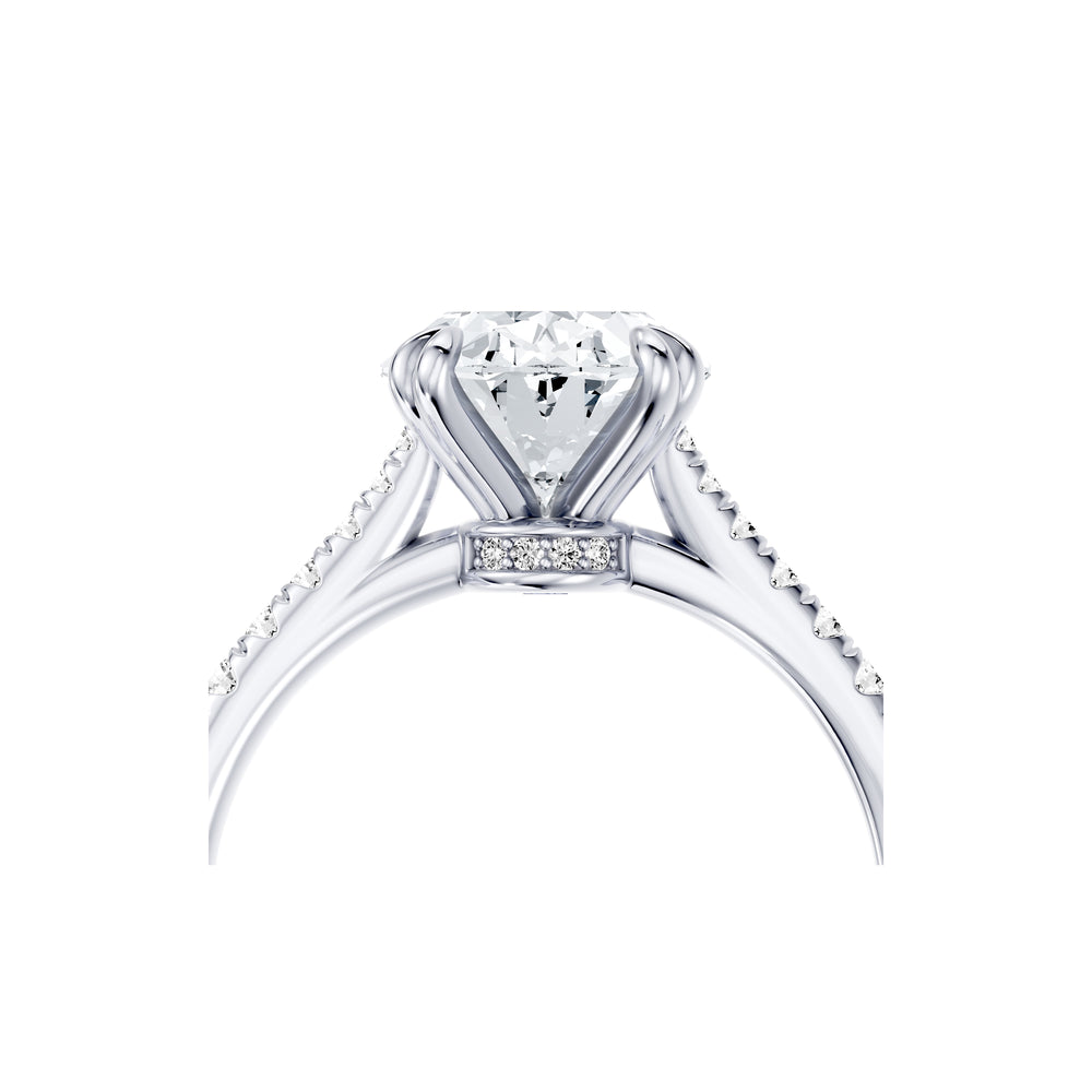 Chelsea Oval Brilliant Cut Lab Diamond Solitaire Engagement Ring image 5