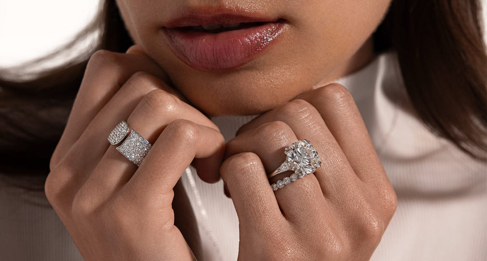 Lab Grown Diamond Engagement Rings Desktop Banner