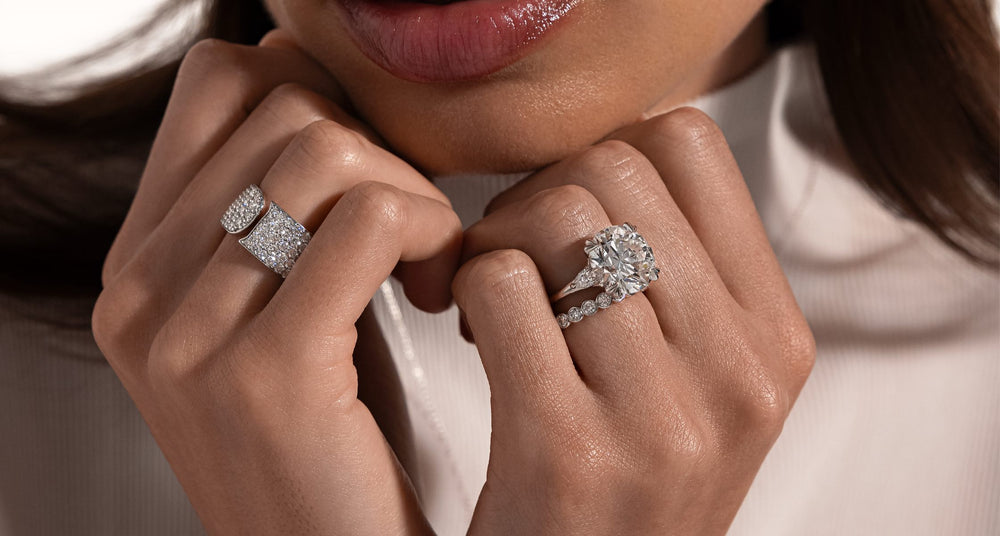 Lab Grown Diamond Engagement Rings Desktop Banner