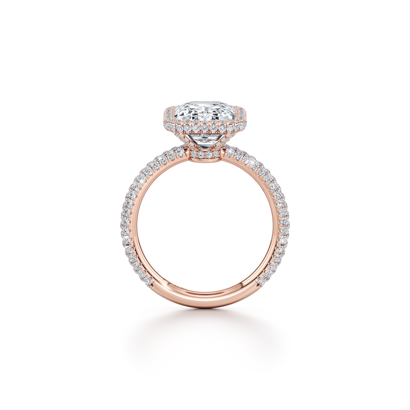 Alyssa Seamless Halo® Lab Diamond Engagement Ring image 94