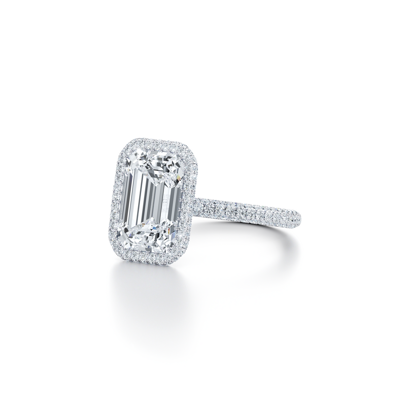 Alyssa Seamless Halo® Lab Diamond Engagement Ring image 82