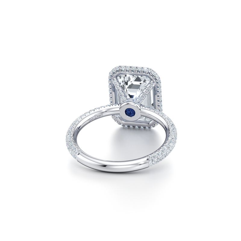 Alyssa Seamless Halo® Lab Diamond Engagement Ring image 83