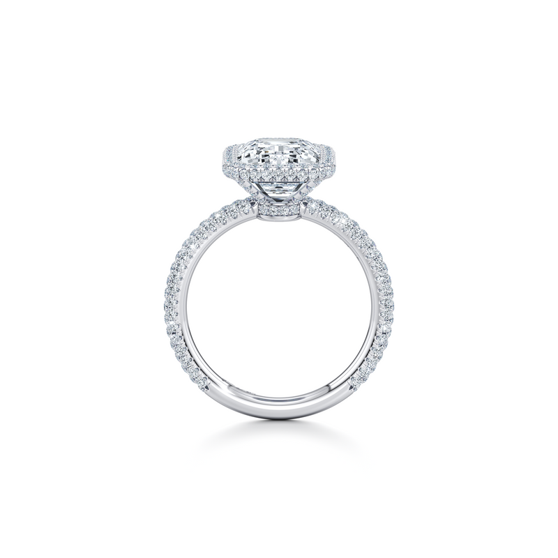 Alyssa Seamless Halo® Lab Diamond Engagement Ring image 84
