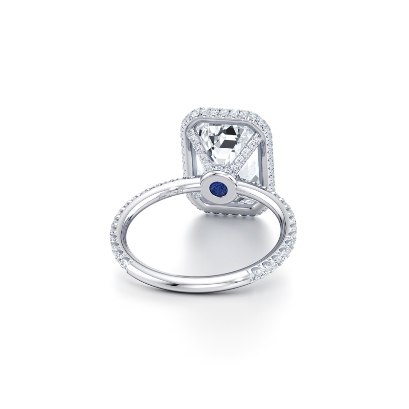Alyssa Seamless Halo® Lab Diamond Engagement Ring image 63
