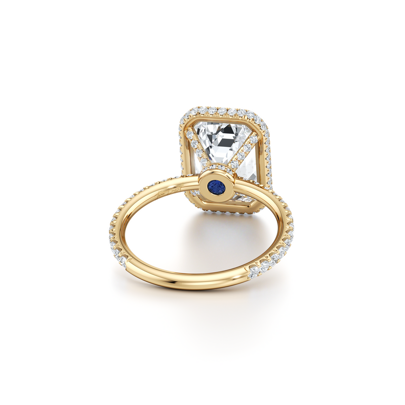 Alyssa Seamless Halo® Lab Diamond Engagement Ring image 68