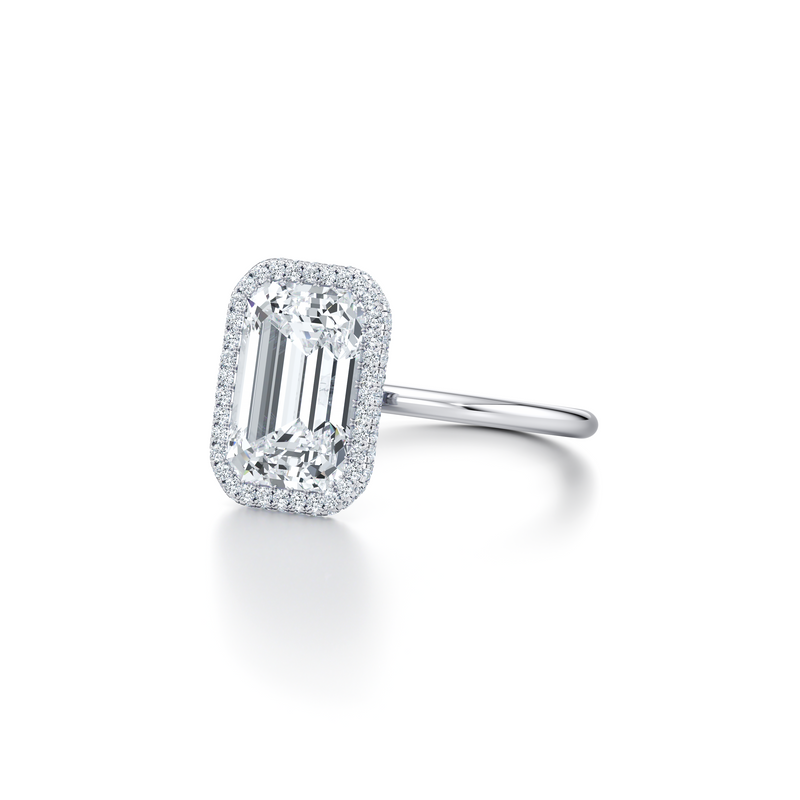 Alyssa Seamless Halo® Lab Diamond Engagement Ring image 62