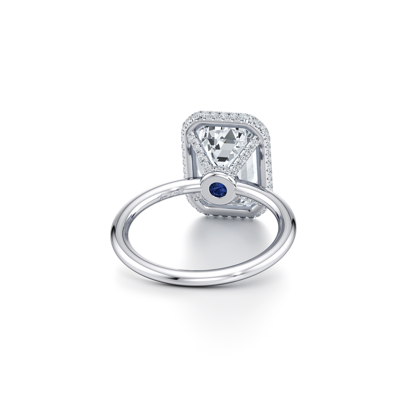 Alyssa Seamless Halo® Lab Diamond Engagement Ring image 63