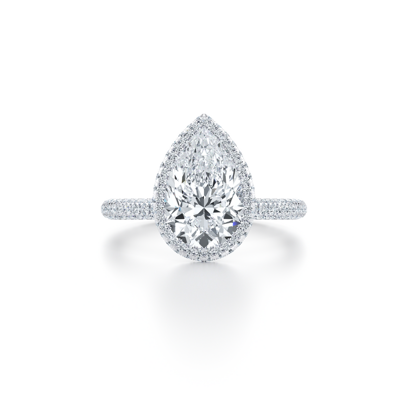Alyssa Seamless Halo® Lab Diamond Engagement Ring image 61