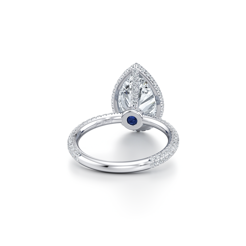 Alyssa Seamless Halo® Lab Diamond Engagement Ring image 63