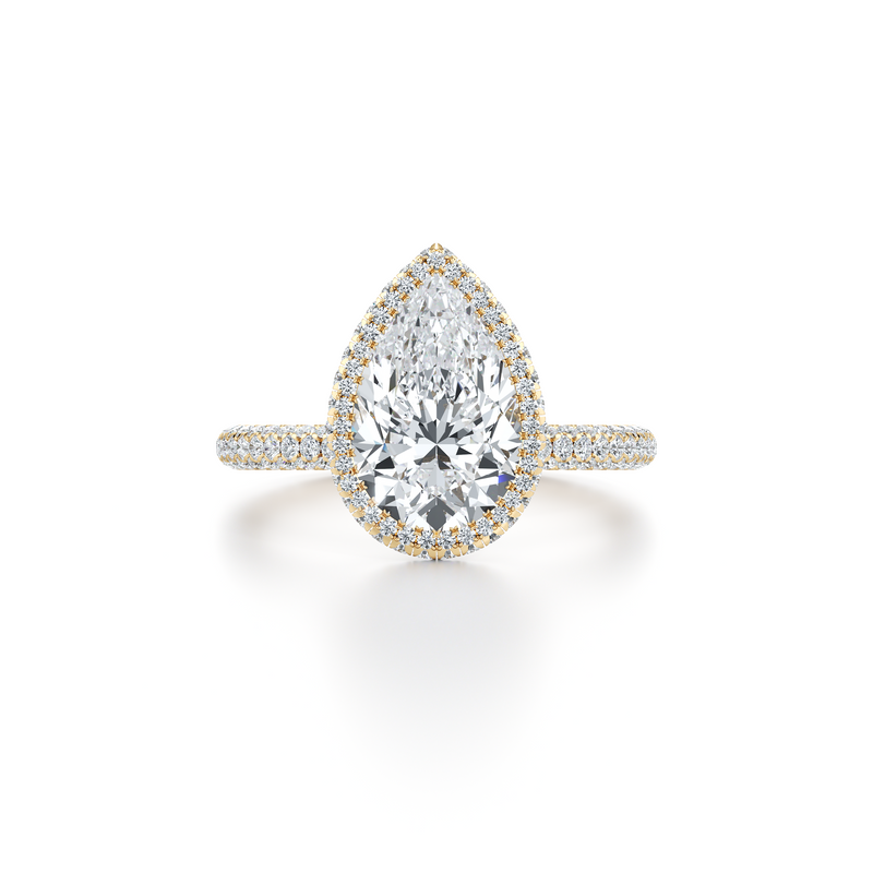 Alyssa Seamless Halo® Lab Diamond Engagement Ring image 66