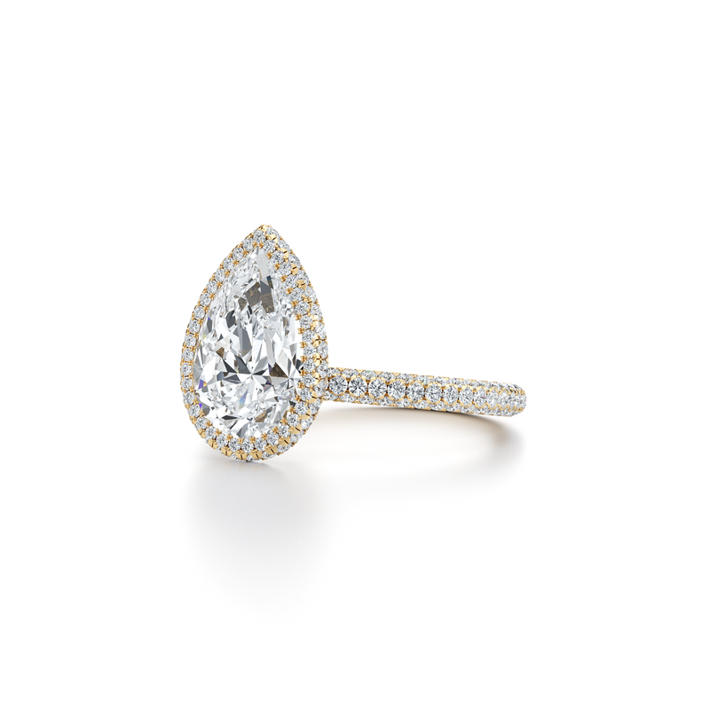 Alyssa Seamless Halo® Lab Diamond Engagement Ring image 67
