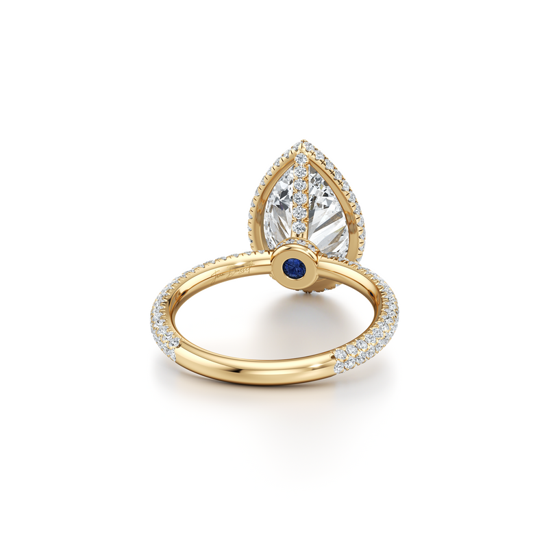 Alyssa Seamless Halo® Lab Diamond Engagement Ring image 68