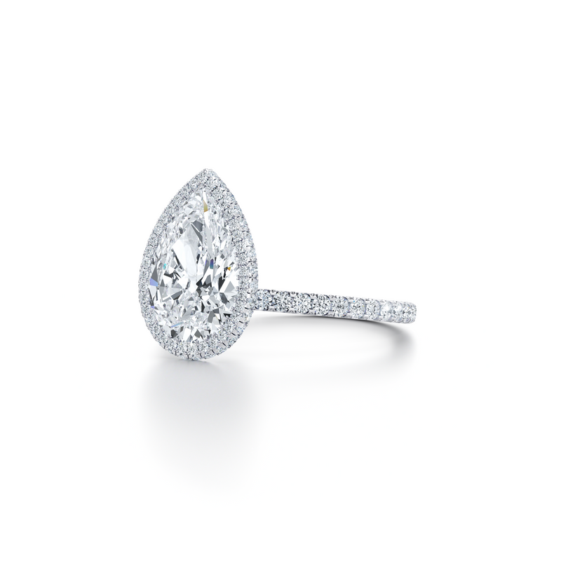 Alyssa Seamless Halo® Lab Diamond Engagement Ring image 82