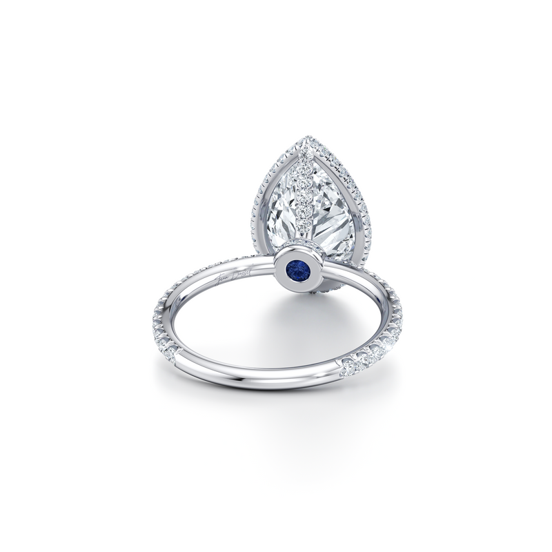 Alyssa Seamless Halo® Lab Diamond Engagement Ring image 83