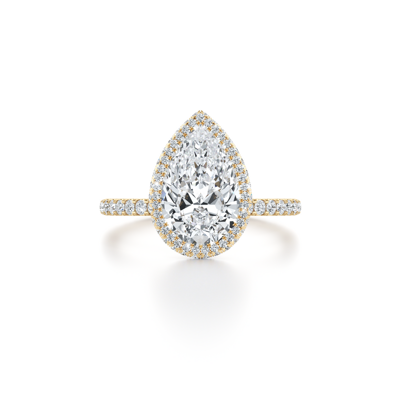 Alyssa Seamless Halo® Lab Diamond Engagement Ring image 86