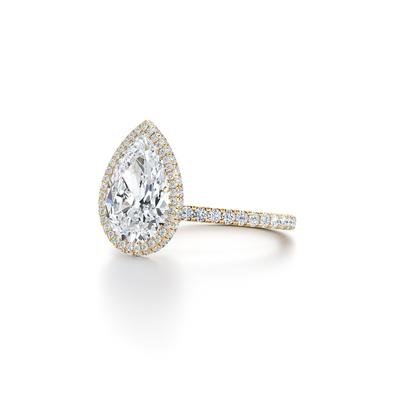 Alyssa Seamless Halo® Lab Diamond Engagement Ring image 87
