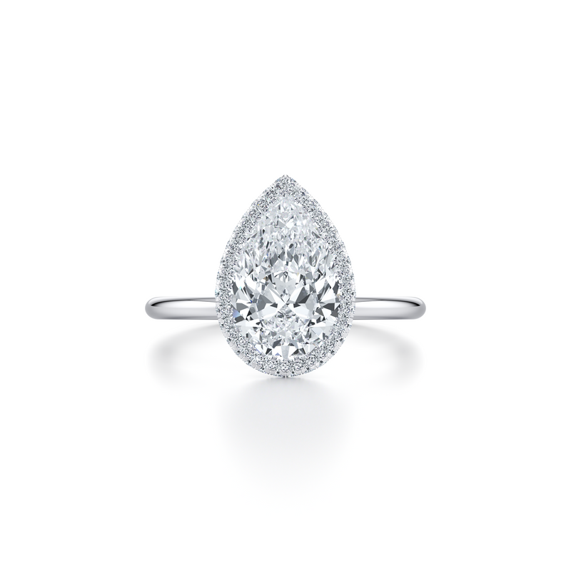 Alyssa Seamless Halo® Lab Diamond Engagement Ring image 81