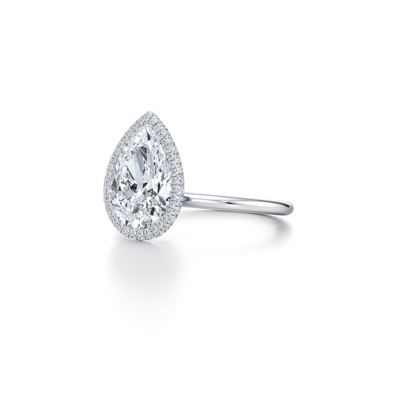 Alyssa Seamless Halo® Lab Diamond Engagement Ring image 82