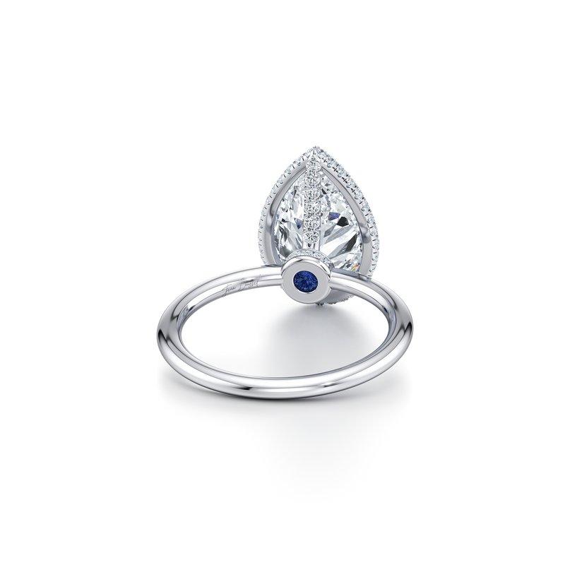 Alyssa Seamless Halo® Lab Diamond Engagement Ring image 83