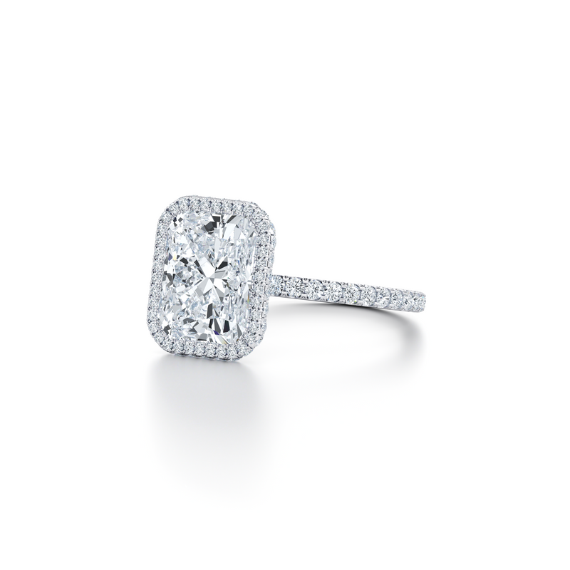 Alyssa Seamless Halo® Lab Diamond Engagement Ring image 102
