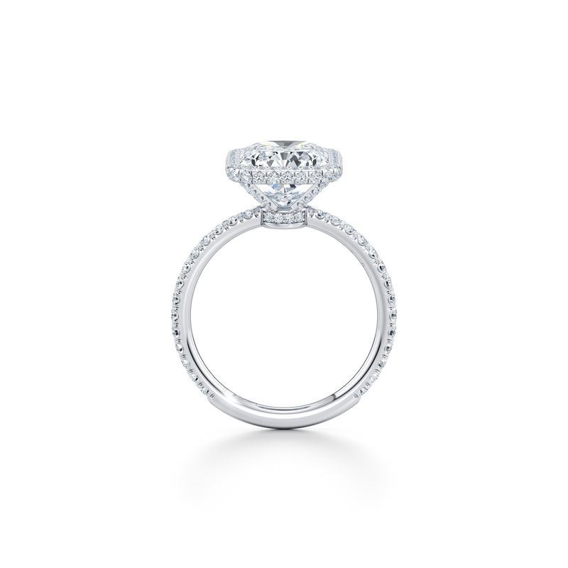 Alyssa Seamless Halo® Lab Diamond Engagement Ring image 104