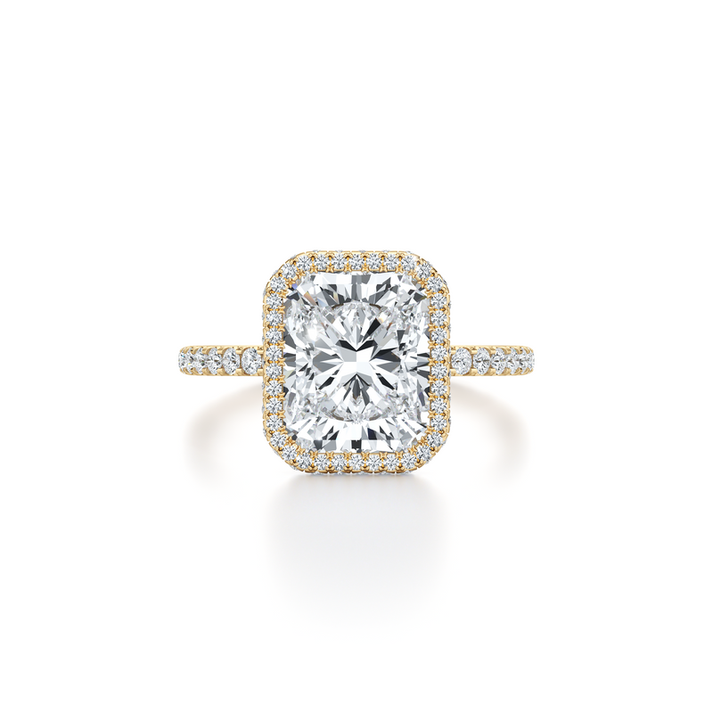 Alyssa Seamless Halo® Lab Diamond Engagement Ring image 106