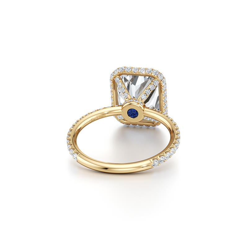 Alyssa Seamless Halo® Lab Diamond Engagement Ring image 108