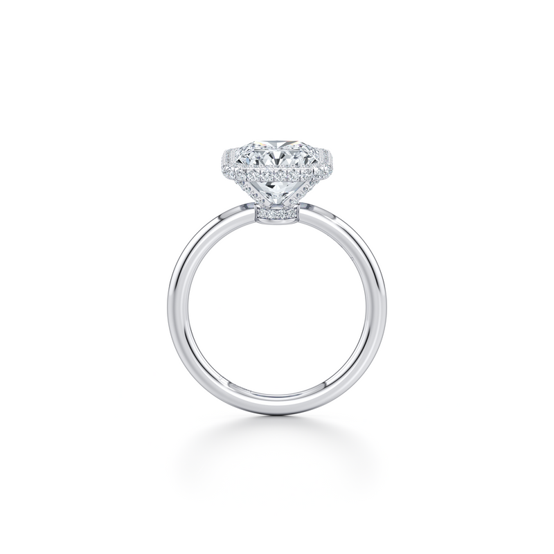 Alyssa Seamless Halo® Lab Diamond Engagement Ring image 104
