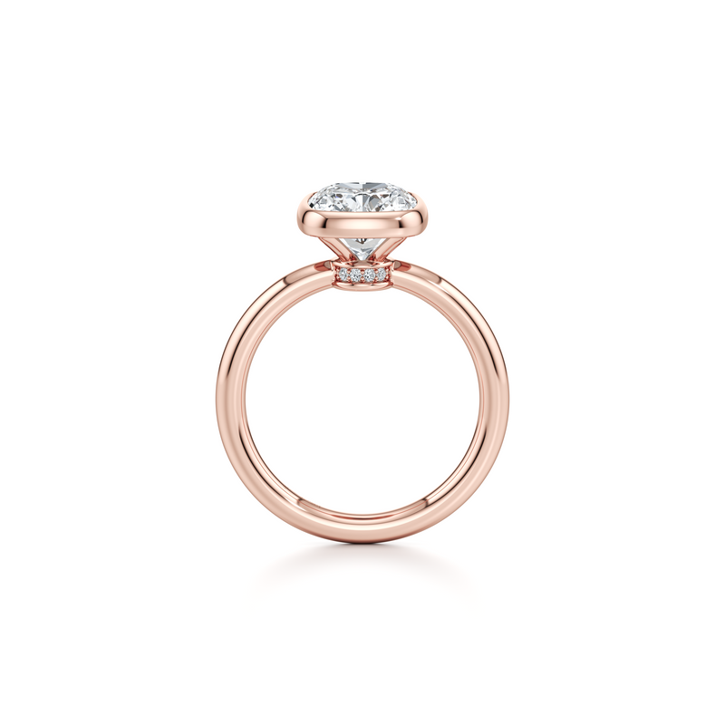 Audrey Bezel Solitaire Lab Diamond Engagement Ring image 54