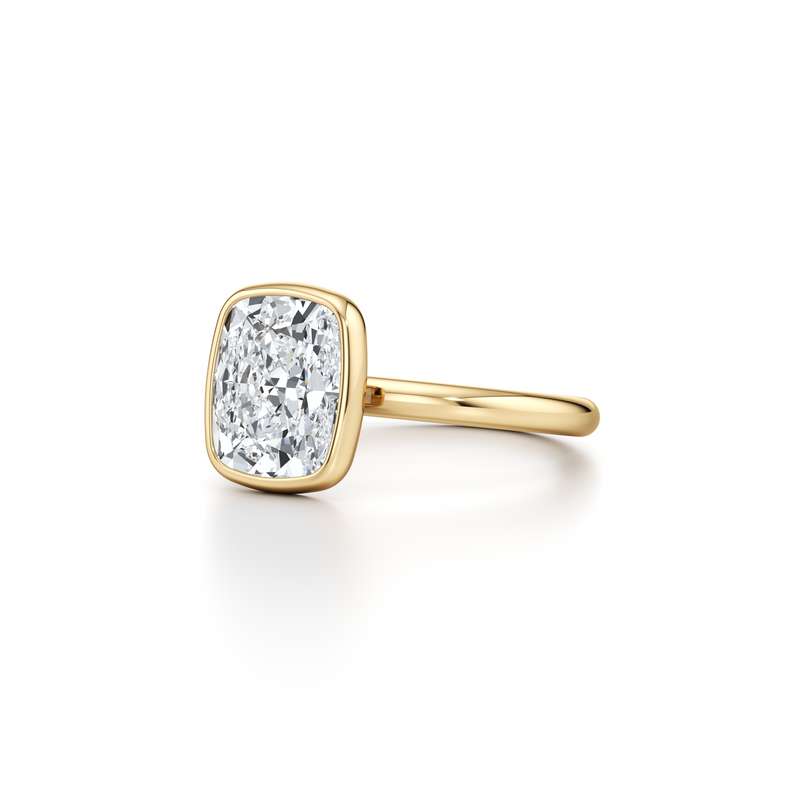 Audrey Bezel Solitaire Lab Diamond Engagement Ring image 47