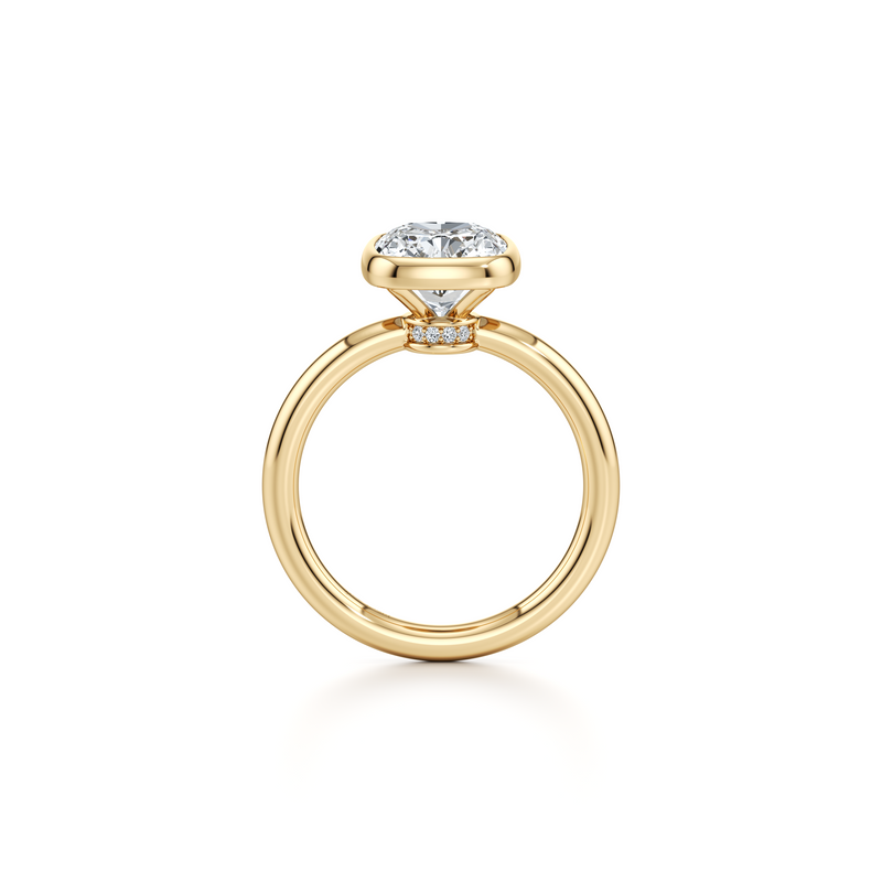 Audrey Bezel Solitaire Lab Diamond Engagement Ring image 49