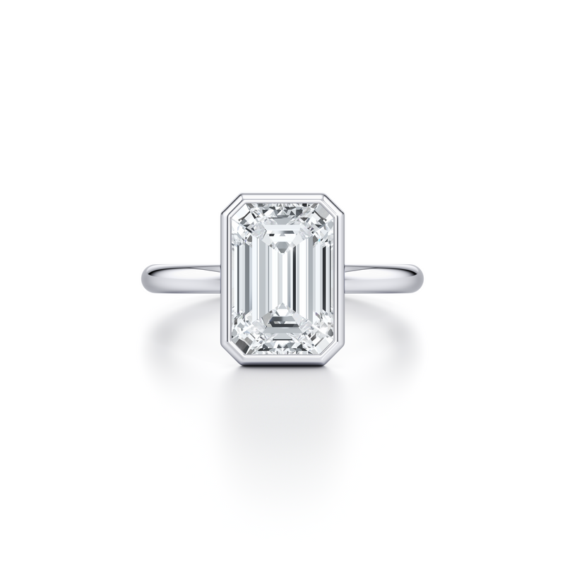 Audrey Bezel Solitaire Lab Diamond Engagement Ring image 61