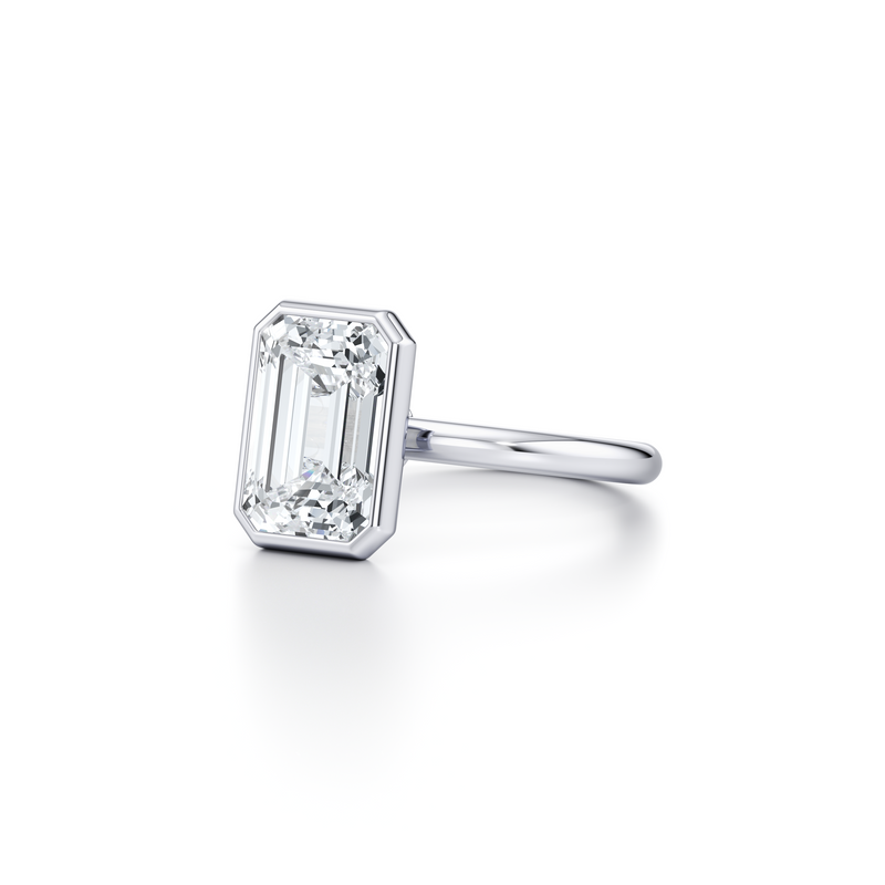 Audrey Bezel Solitaire Lab Diamond Engagement Ring image 62