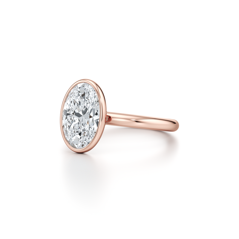 Audrey Bezel Solitaire Lab Diamond Engagement Ring image 32