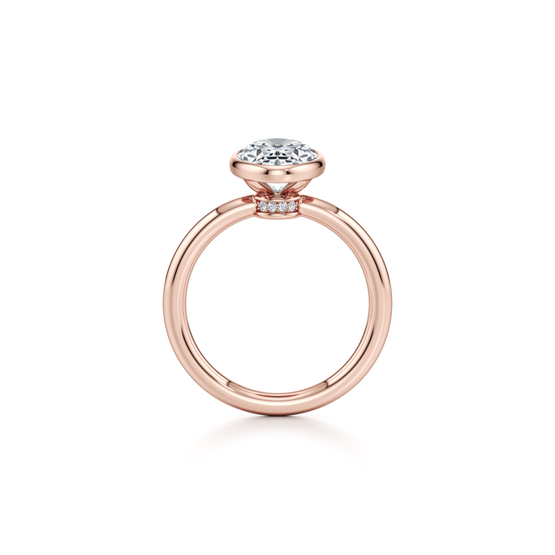 Audrey Bezel Solitaire Lab Diamond Engagement Ring image 34