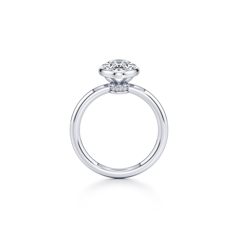 Audrey Bezel Solitaire Lab Diamond Engagement Ring image 24