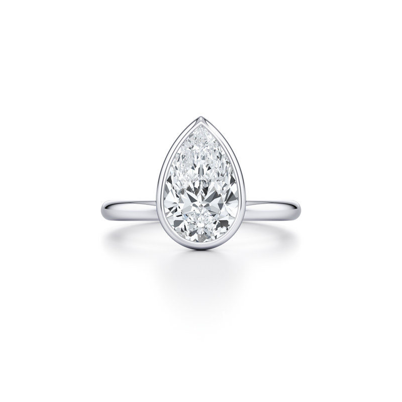 Audrey Bezel Solitaire Lab Diamond Engagement Ring image 101
