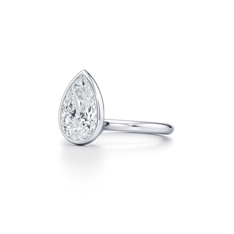 Audrey Bezel Solitaire Lab Diamond Engagement Ring image 102