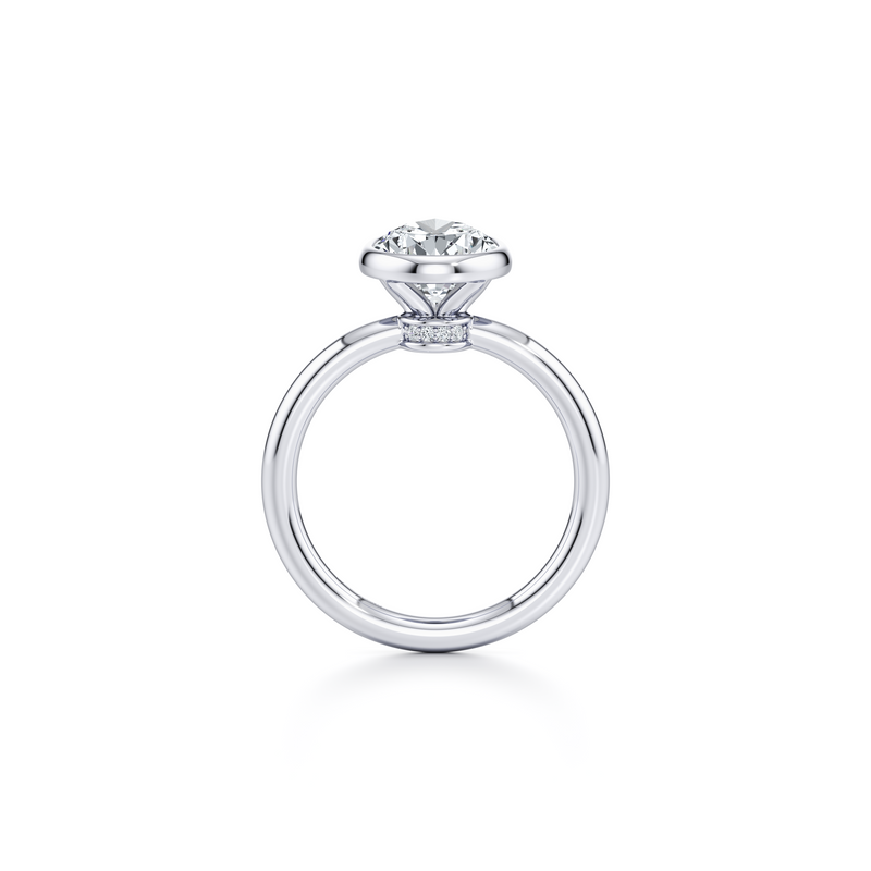 Audrey Bezel Solitaire Lab Diamond Engagement Ring image 104