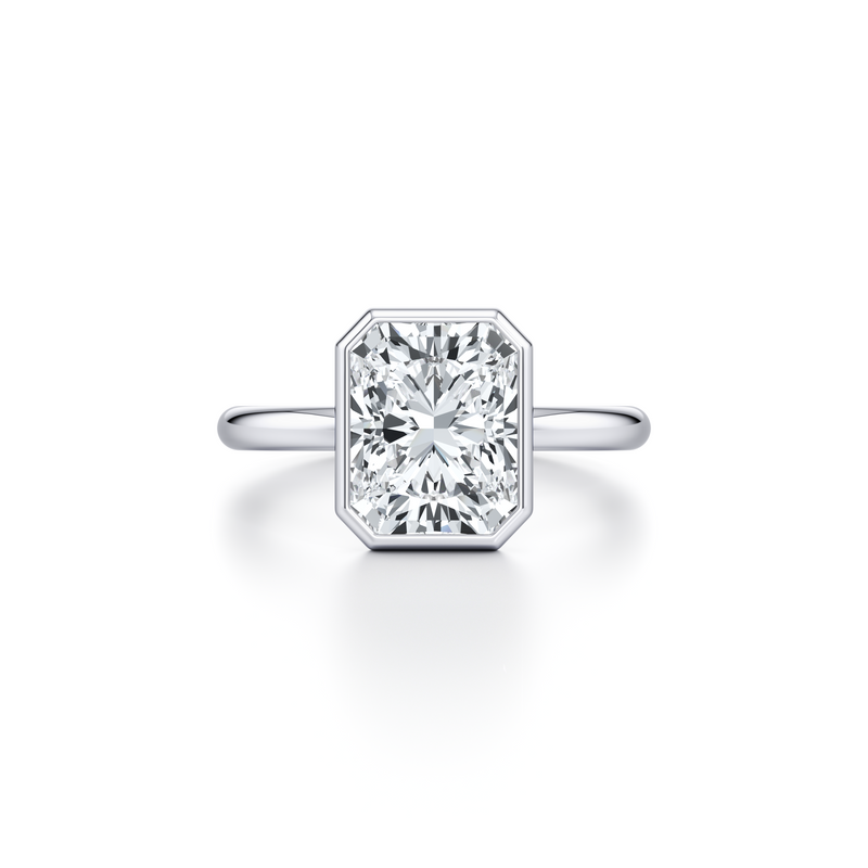 Audrey Bezel Solitaire Lab Diamond Engagement Ring image 81
