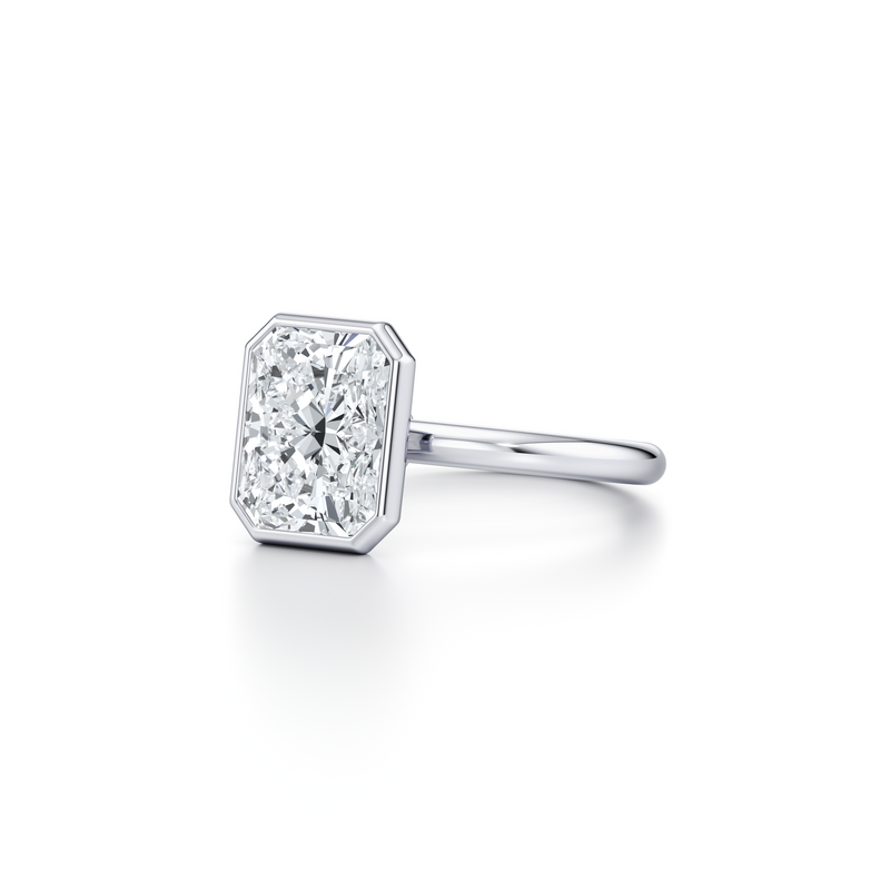 Audrey Bezel Solitaire Lab Diamond Engagement Ring image 82
