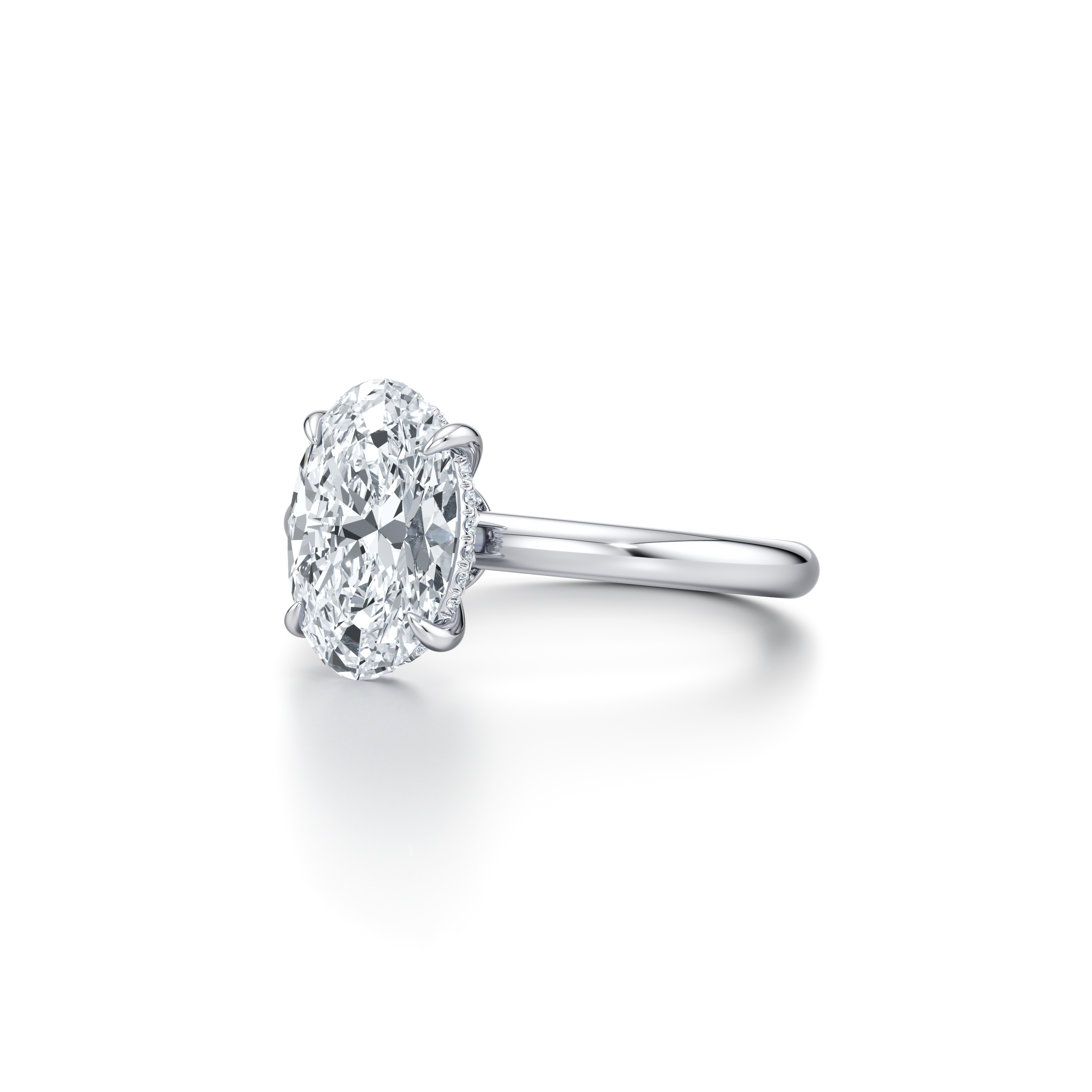 High Jewelry | Radiant Cut Two Stone Lab Diamond Ring | Jean Dousset