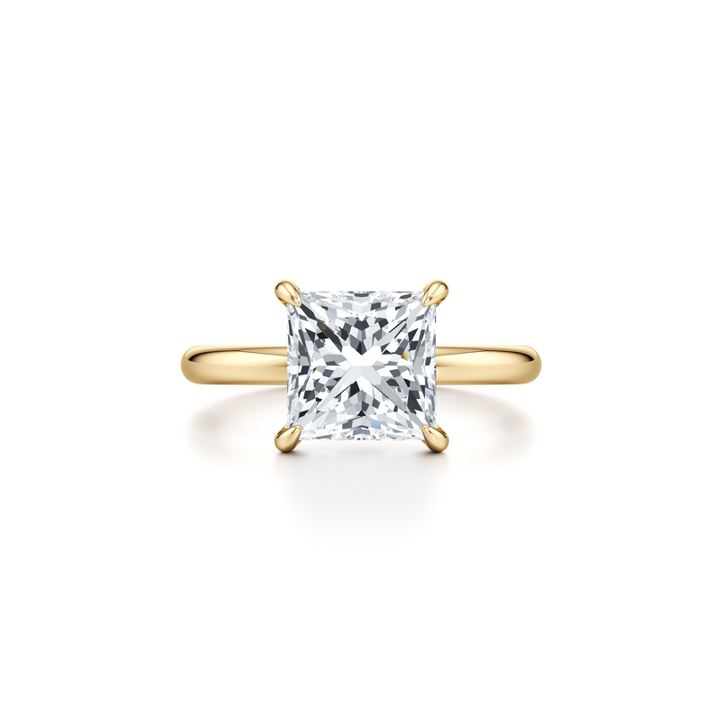 Audrey Solitaire Lab Diamond Engagement Ring image 9