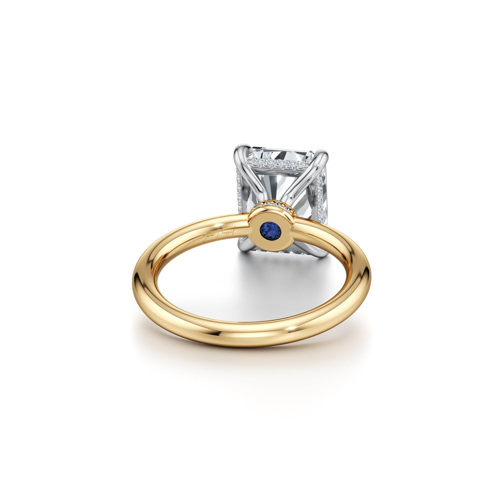 Audrey Radiant Cut Solitaire Lab Diamond Engagement Ring image 3