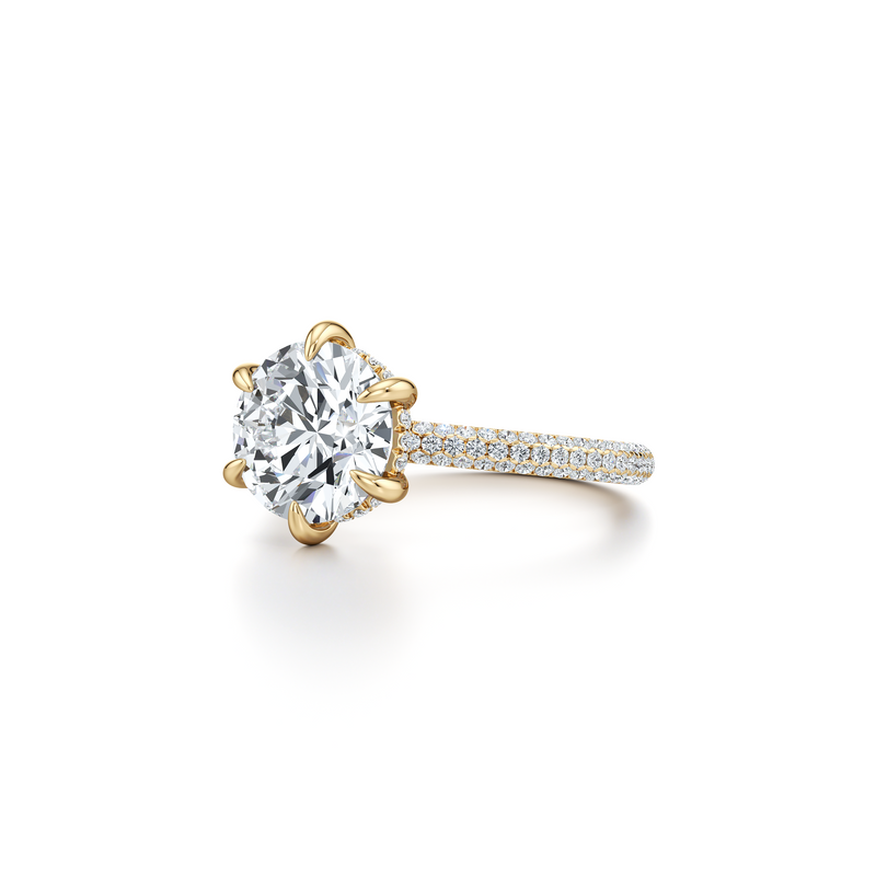 Audrey 6-Prong Solitaire Lab Diamond Engagement Ring image 6