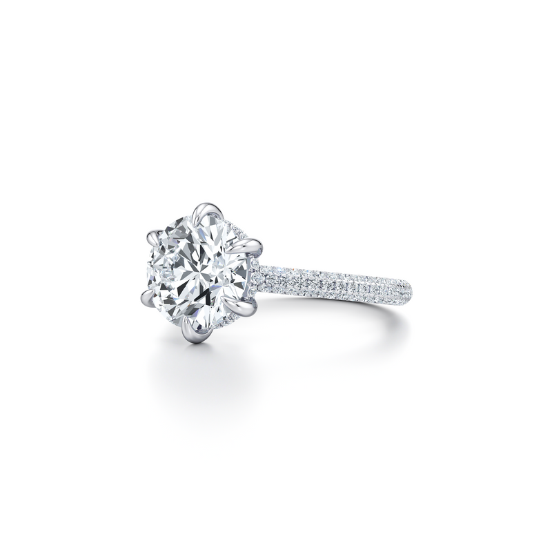 Audrey 6-Prong Solitaire Lab Diamond Engagement Ring image 2
